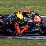 Luca Bernardi e Alessandro Delbianco protagonisti nel primo turno di qualifiche del CIV Superbike a Misano: il pilota Aprilia in pole provvisoria per 95 millesimi. Inizio in sordina per l’atteso Michele Pirro