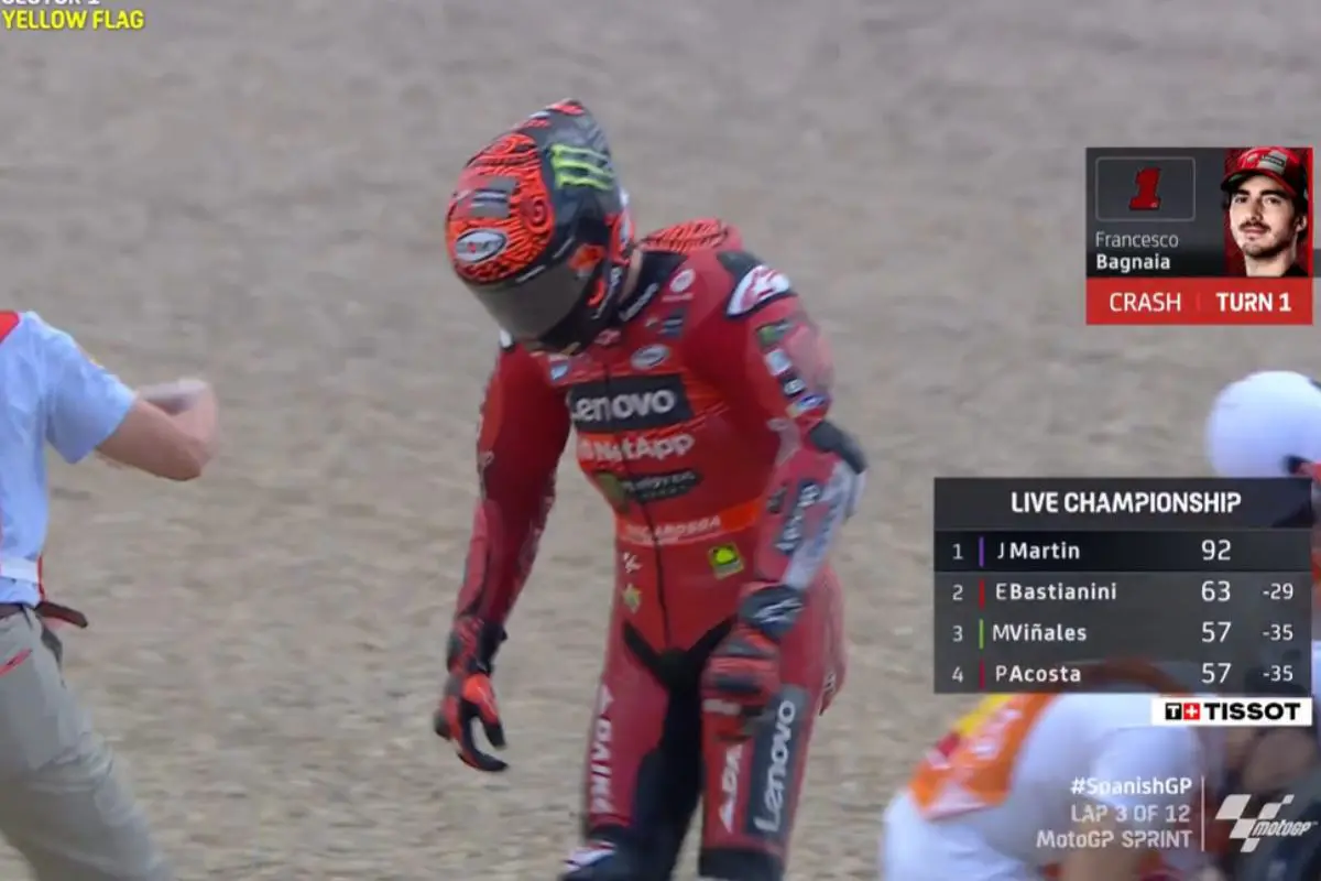 MotoGP, Bagnaia furieux contre Binder : “Mer fermée après le dépassement de Marquez”