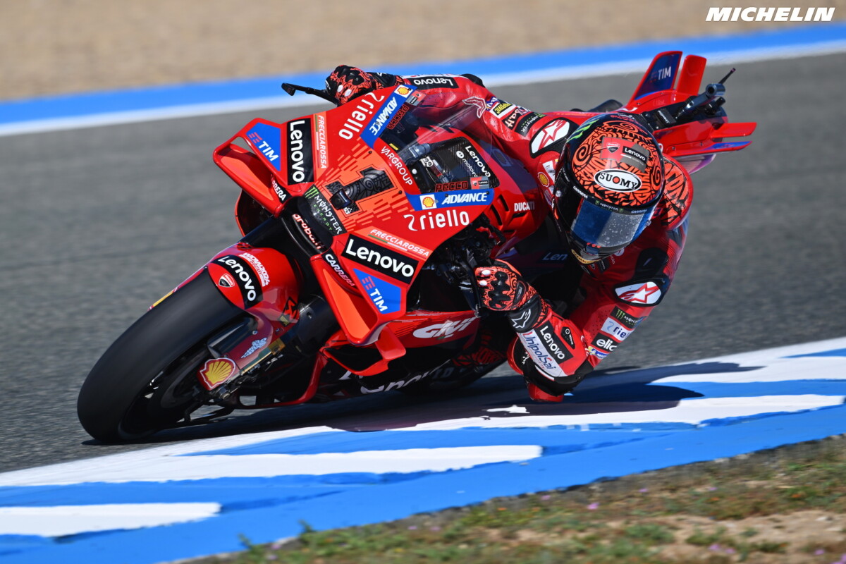 MotoGP Jerez, Tests : performance record de Bagnaia, combien de chutes
