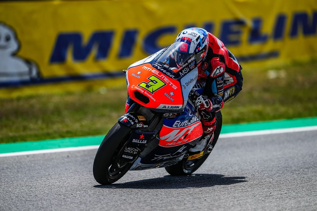 Moto2 Catalogne, Essais 2 : Garcia établit un record, Arbolino d’un cheveu