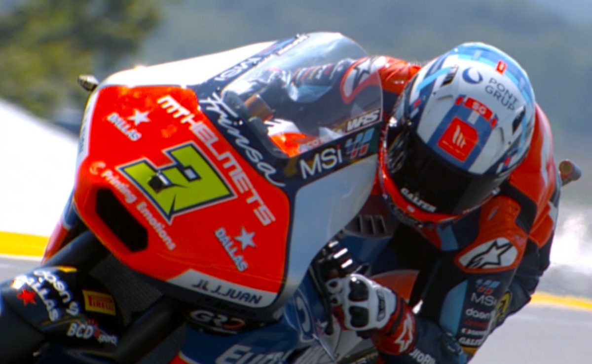 Moto2 Le Mans, Test 1 : top 3 tous Boscoscuro, Escrig si firma