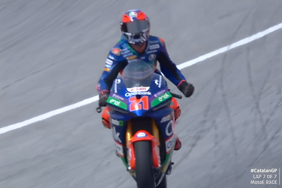 MotoE Catalunya, Course 2 : enfin Zannoni !  Zaccone de retour sur le podium