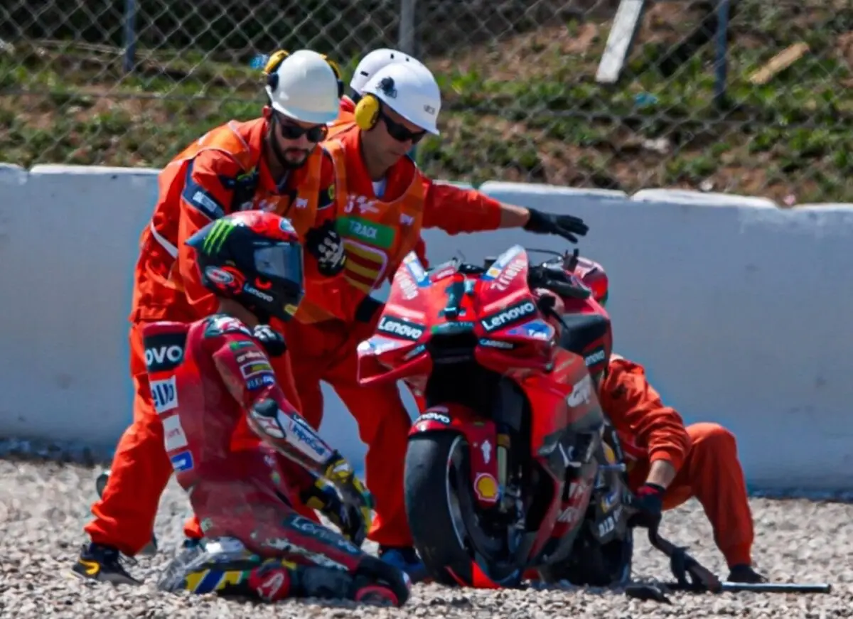 MotoGP Catalunya : points forts de la course Sprint, voici comment Bagnaia s’est écrasé