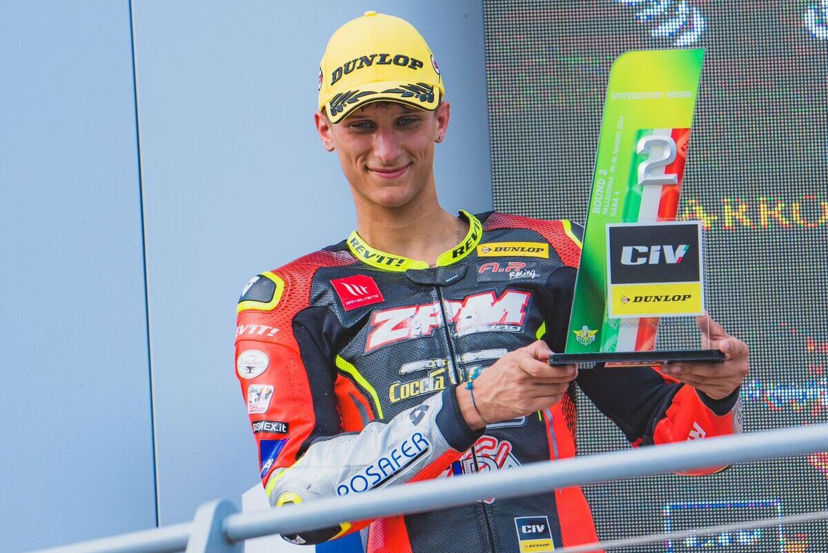 Supersport : Alessandro Sciarretta, premier podium CIV « Maintenant excité pour le Championnat du Monde »