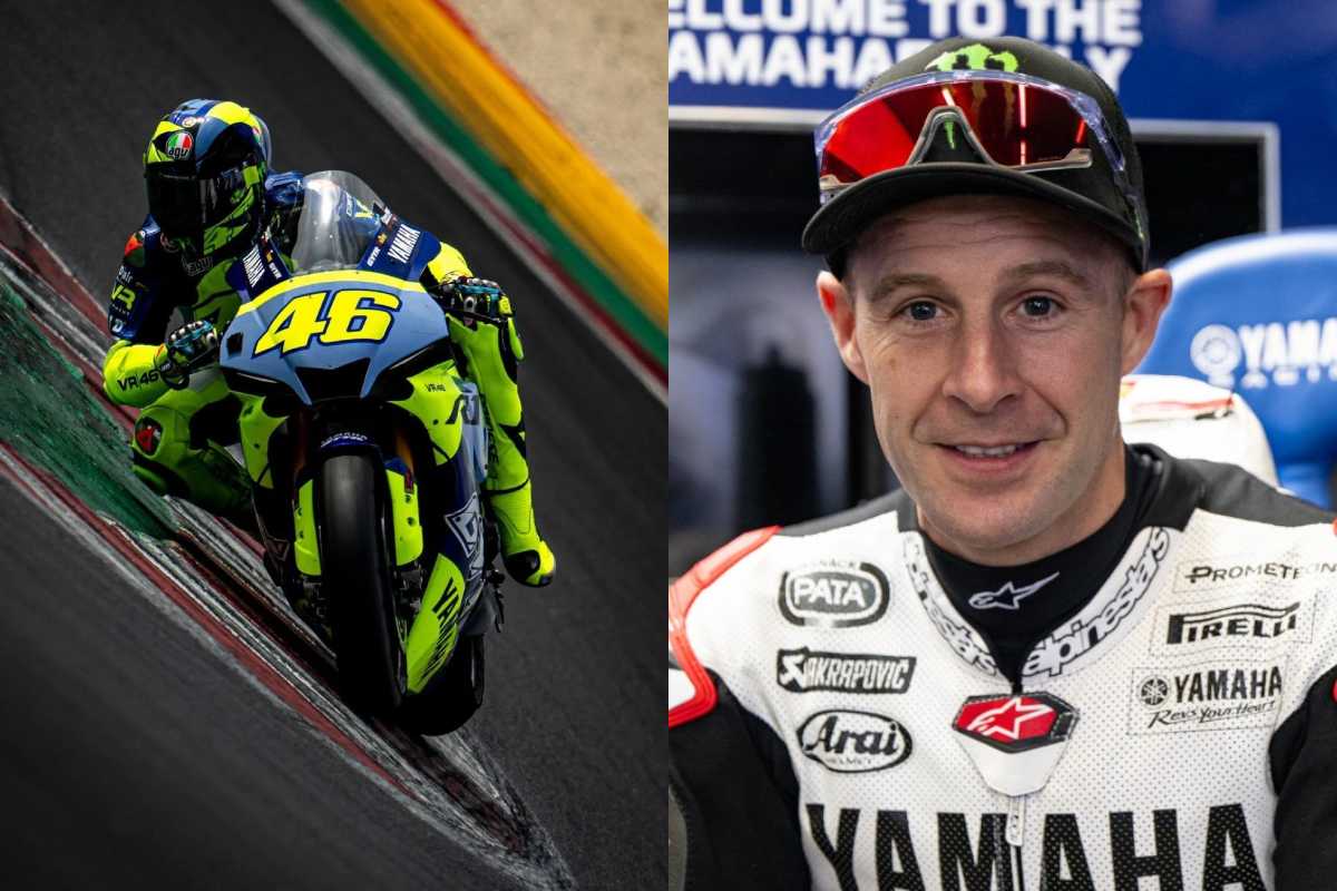 Valentino Rossi et Jonathan Rea en piste ensemble grâce à Yamaha