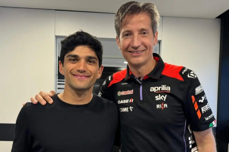Jorge Martin Massimo Rivola Aprilia MotoGP