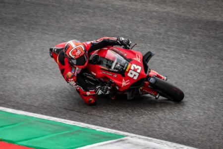 Confermata la frattura della spalla per Roberto Mercandelli dopo la caduta di Gara 1, intanto al Mugello tutti guardano all’insù: Gara 2 del CIV Superbike bagnata?