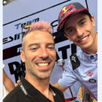 Marco Melandri con Marc Marquez