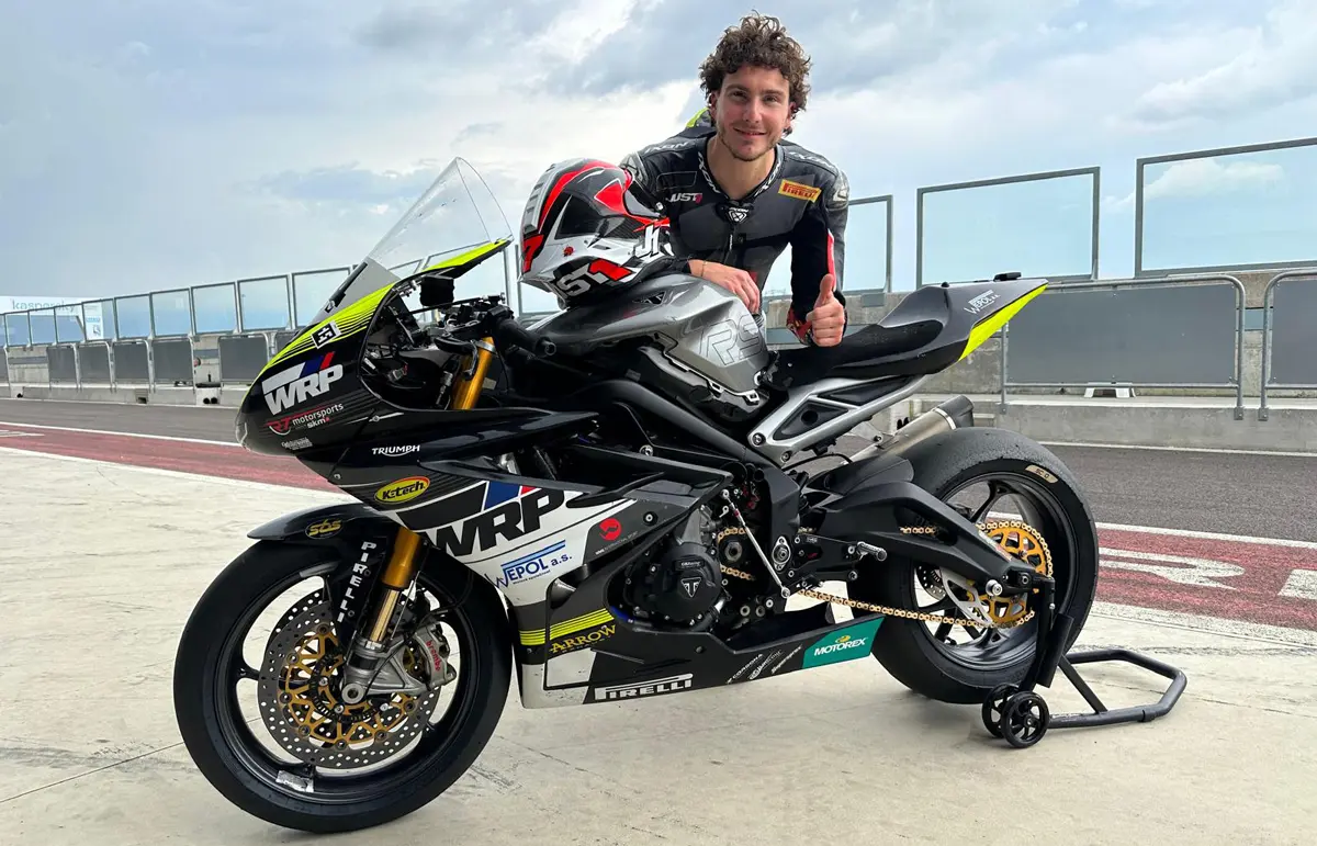 Supersport : Lorenzo Baldassarri à Misano sur la WRP Triumph
