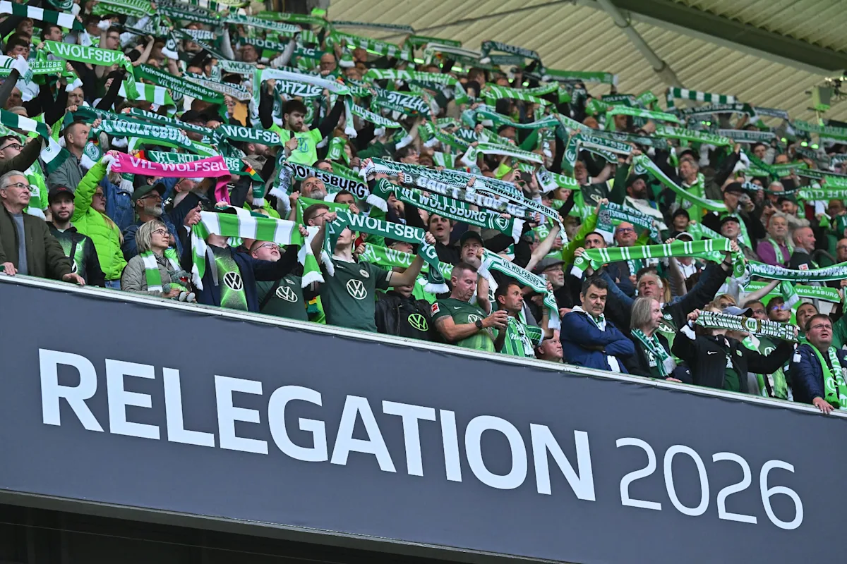 Coup de tonnerre en Allemagne: pour la première fois de son histoire, Wolfsburg est relégué en deuxième division