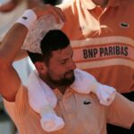Roland-Garros: avec la canicule, Djokovic appelle à "repousser" les matches en soirée