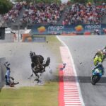 Marc Márquez "glacé" par la chute d'Álex : "Le monde de la moto a été très chanceux"