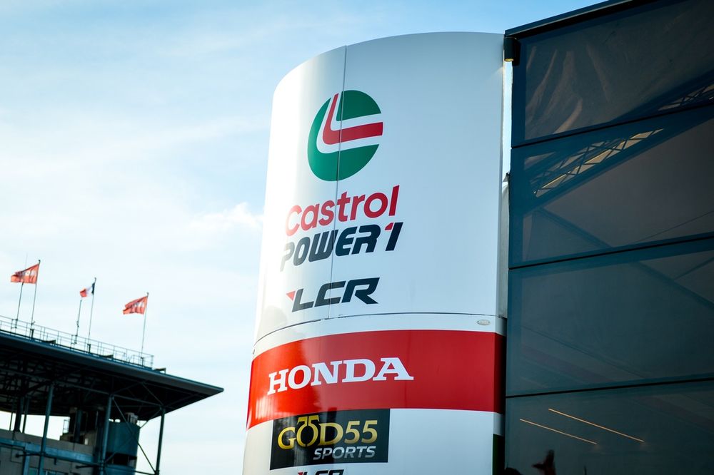 Logo LCR Honda, équipe qui a organisé le test de Cal Crutchlow