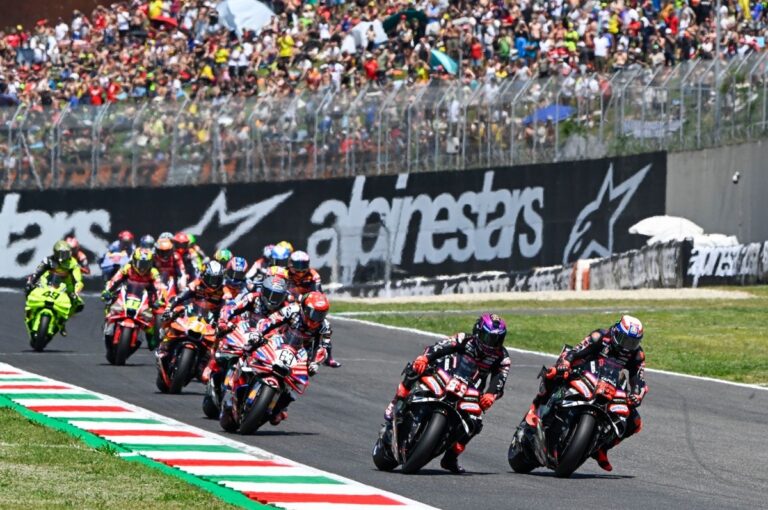 Tous les résultats et classements du GP d'Italie MotoGP 2026