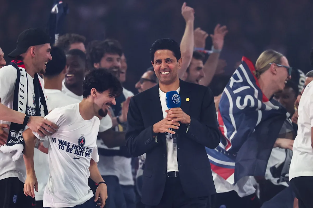 "Le PSG, c'est le club de toute la France, pas seulement de Paris": le message de Nasser Al-Khelaïfi après le nouveau sacre en Ligue des champions