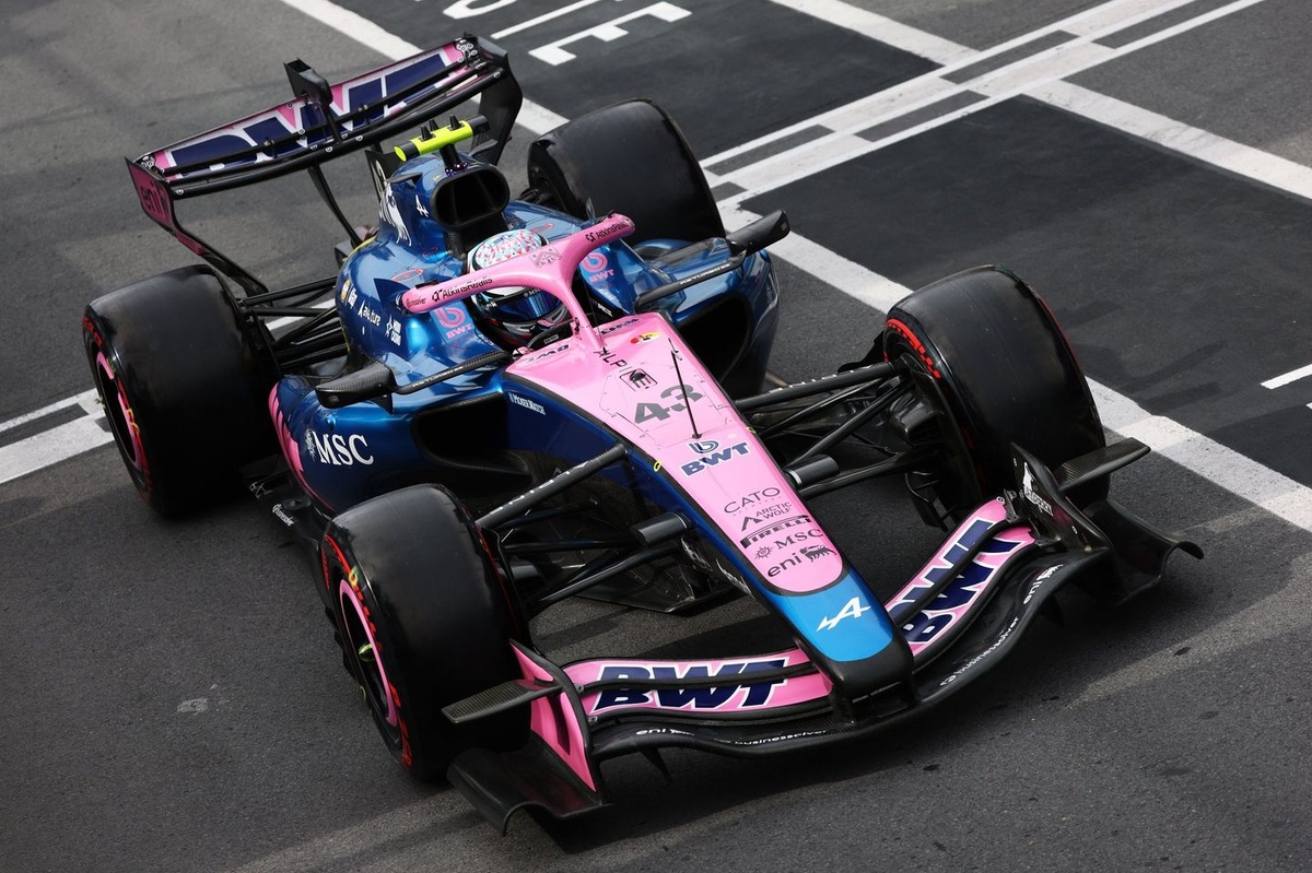 Franco Colapinto en monoplace Alpine lors du Grand Prix de Monaco