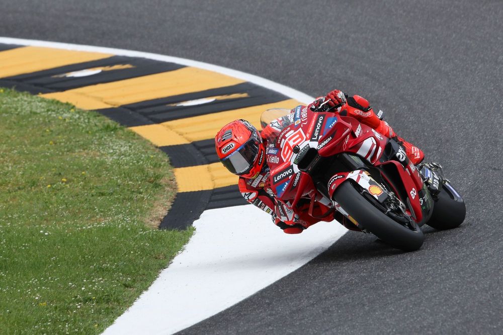 Marc Márquez limité dans les virages à droite sur sa Ducati