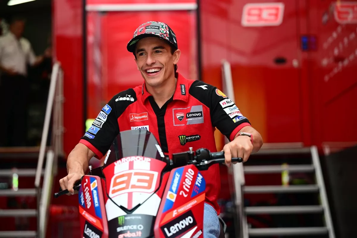 Marc Márquez sur sa Ducati au Mugello, prêt pour le Grand Prix d'Italie