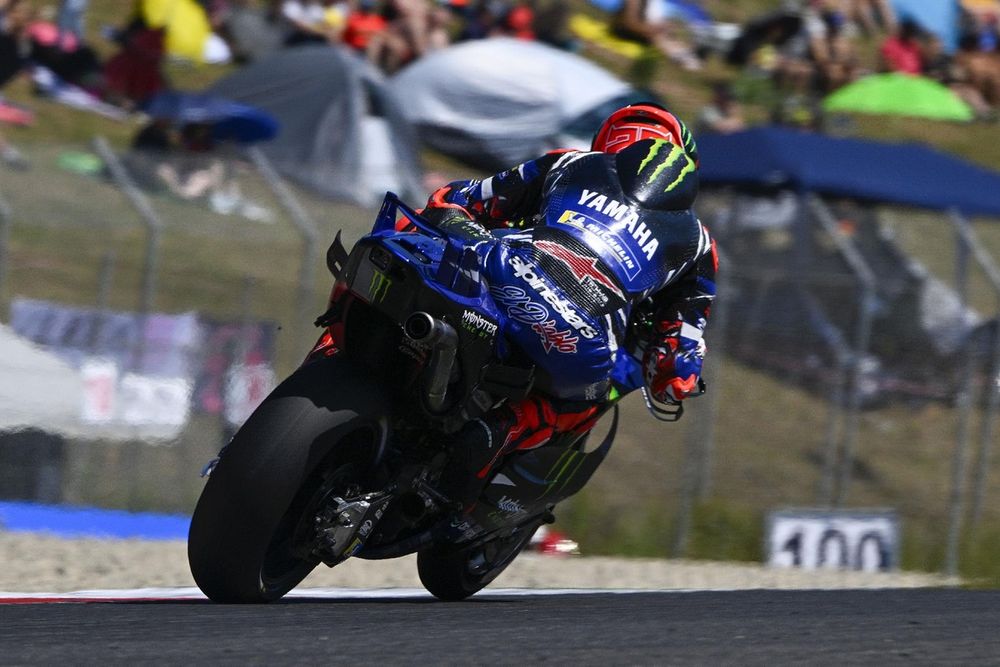 Fabio Quartararo sur sa Yamaha en MotoGP