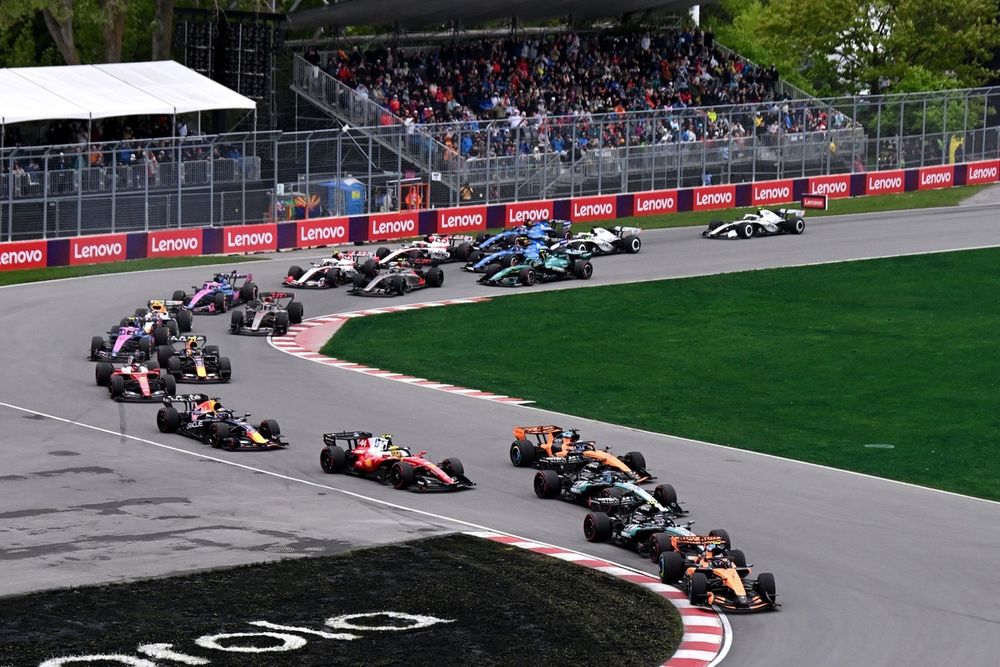 Lando Norris mène le premier tour du Grand Prix du Canada sur pneus intermédiaires