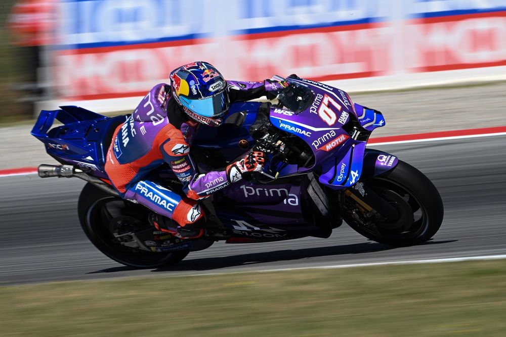 Toprak Razgatlioglu en pleine action sur la Yamaha Pramac Racing