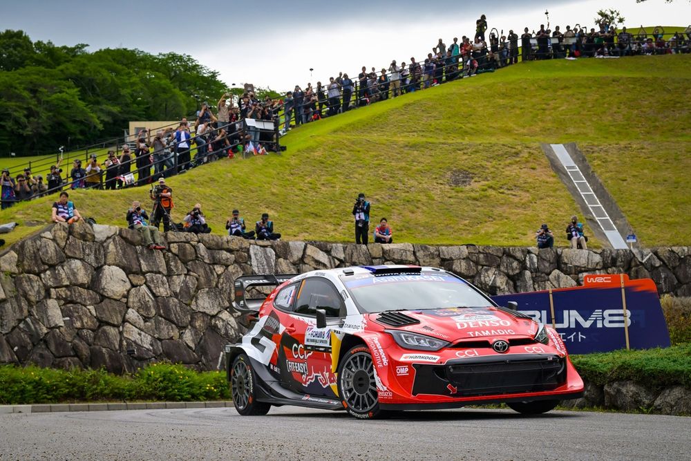 Sébastien Ogier en action sur le Rallye du Japon