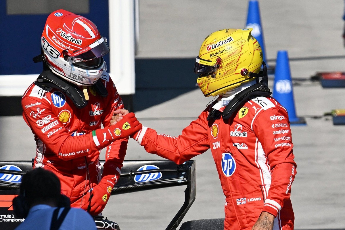 Leclerc ne s’inquiète pas de la forme de Hamilton, les performances fluctuent