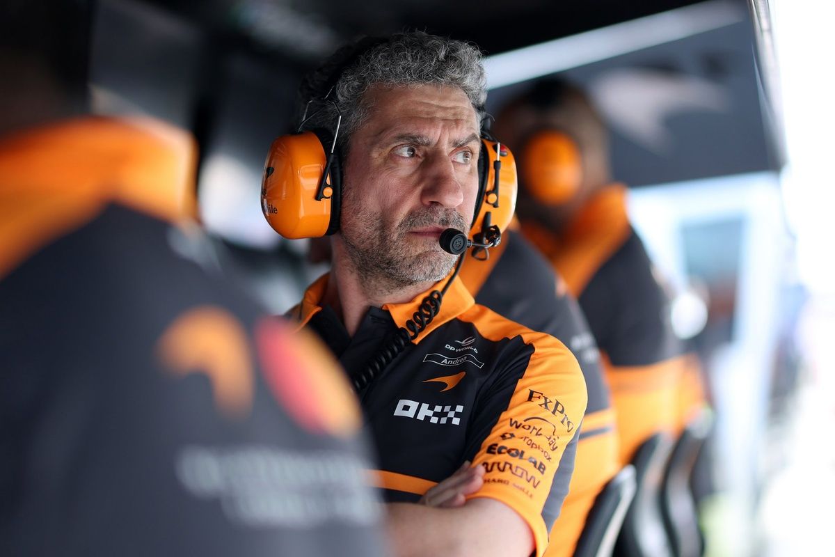 Andrea Stella, directeur technique de McLaren, lors du Grand Prix de Grande-Bretagne