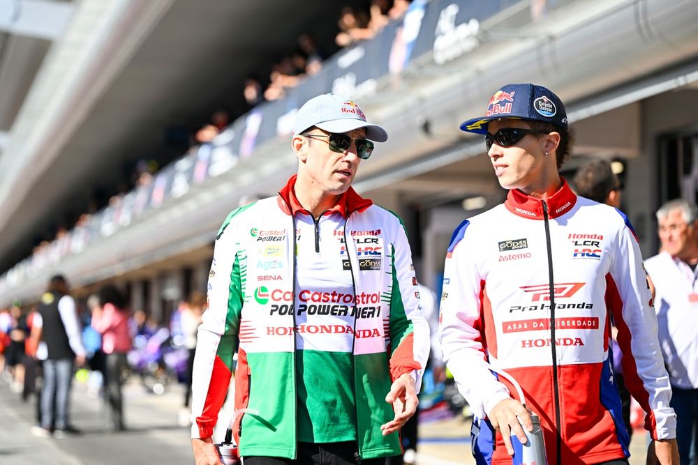 Johann Zarco et Diogo Moreira, LCR Honda