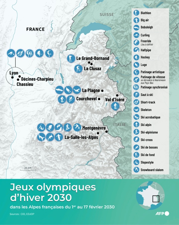 Sans Nice, une carte olympique et paralympique plus compacte pour 2030