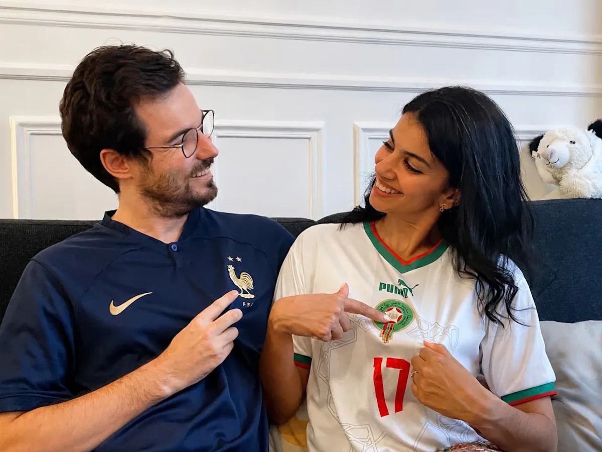 "On va s'en souvenir toute notre vie": ce couple franco-marocain va se marier deux jours après le match France-Maroc