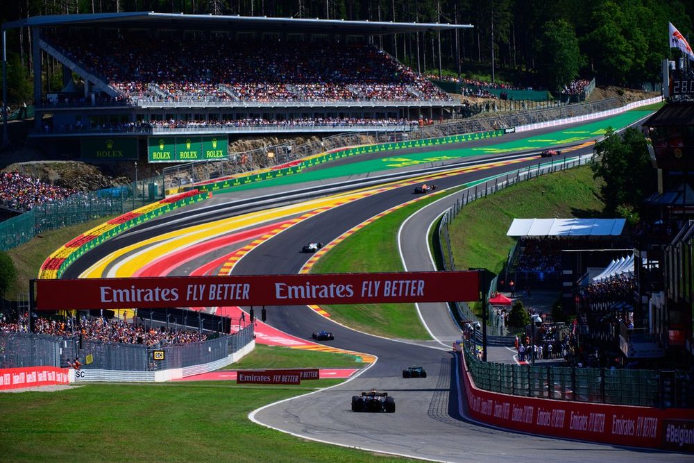 Vue du circuit de Spa‑Francorchamps