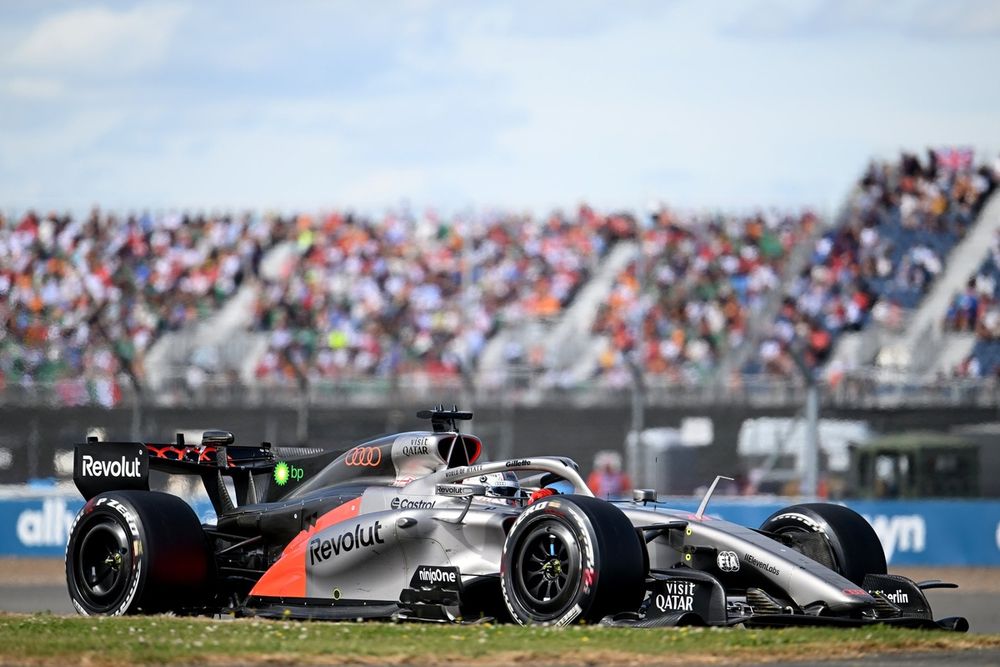 Nico Hülkenberg au volant de l'Audi lors du Grand Prix de Grande‑Bretagne