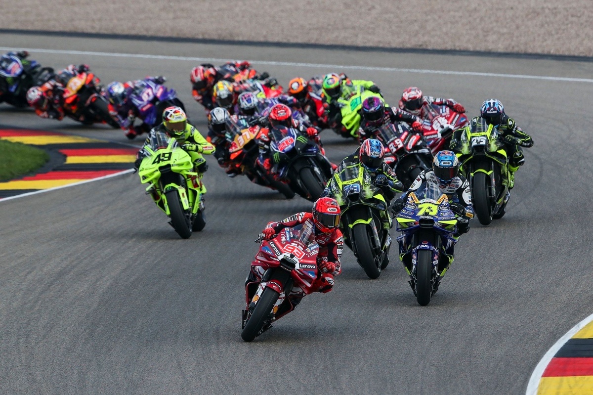 Tous les résultats et classements du GP d'Allemagne MotoGP 2026