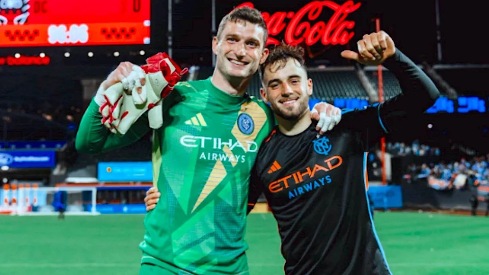 Matt Freese en action pour le NYCFC
