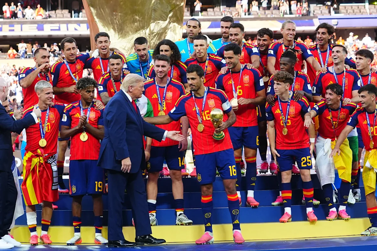 Coupe du monde 2026: quand Rodri demande à Trump de quitter la scène lors de la remise du trophée