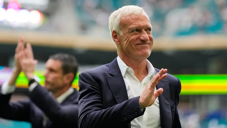 Didier Deschamps lors de la petite finale contre l'Angleterre