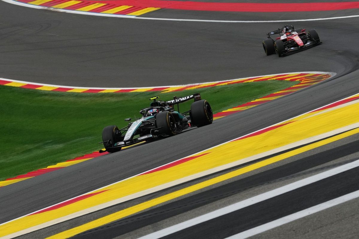 Charles Leclerc en Ferrari lors du GP de Belgique 2026