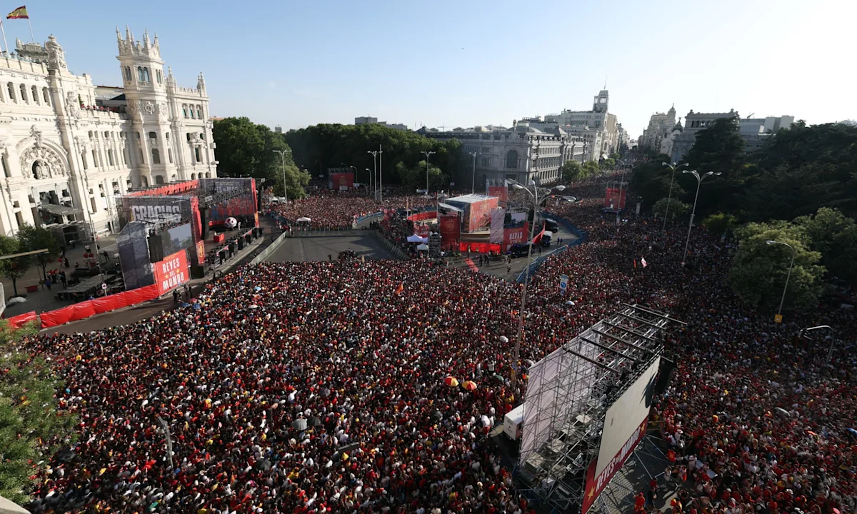 Coupe du monde 2026 : plus d’un million à Madrid, vues bluffantes du sacre de l’Espagne