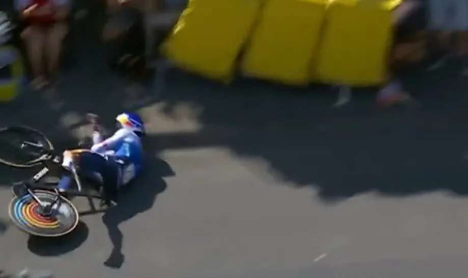 Tour de France 2026 : terrible chute de Lipowitz rival Seixas au contre-la-montre de la 16e
