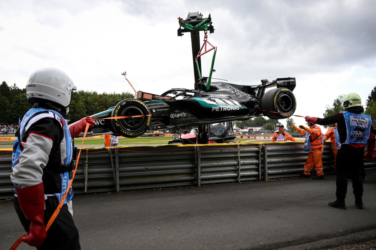 Abandon de George Russell : révélations sur le fond plat de Mercedes