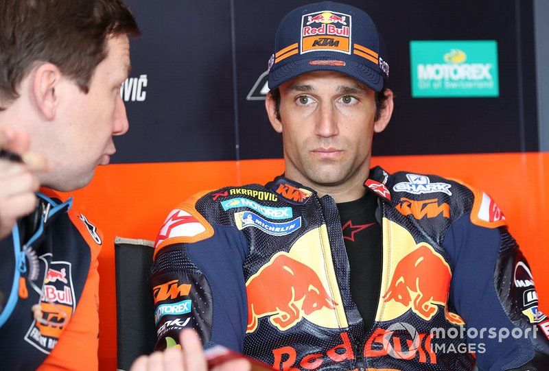 Johann Zarco lors de son bref passage chez KTM