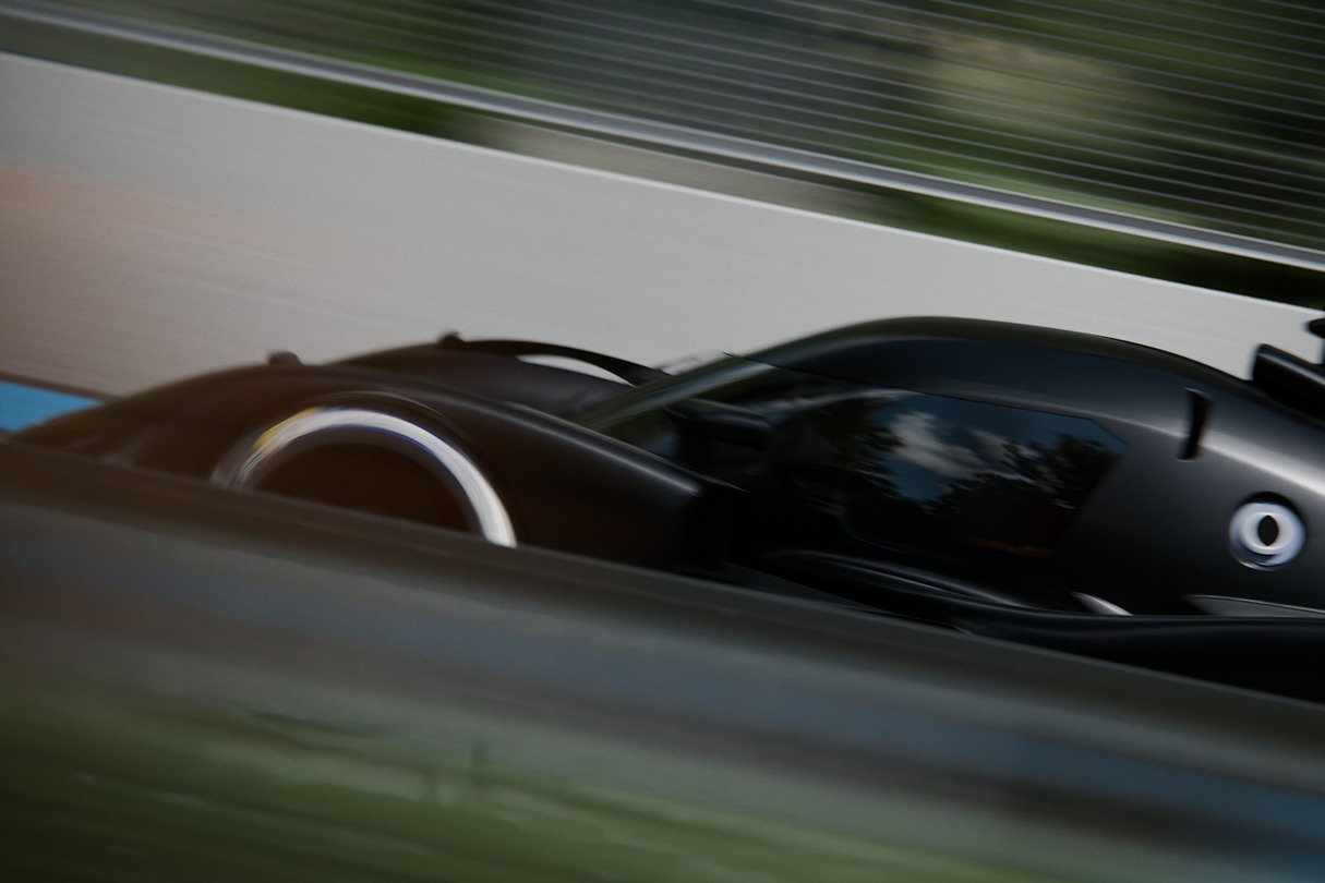 Peugeot 9X8 version 2027 en fibre de carbone sur le circuit Paul Ricard