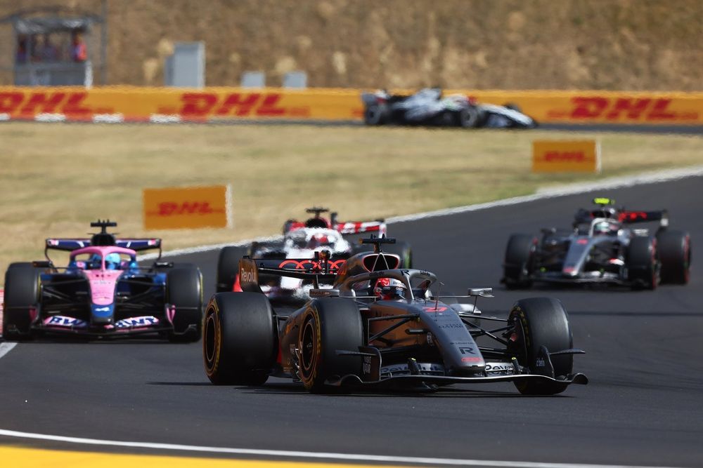 Pierre Gasly n'a pu se mêler à la lutte entre Racing Bulls et Audi à Budapest.