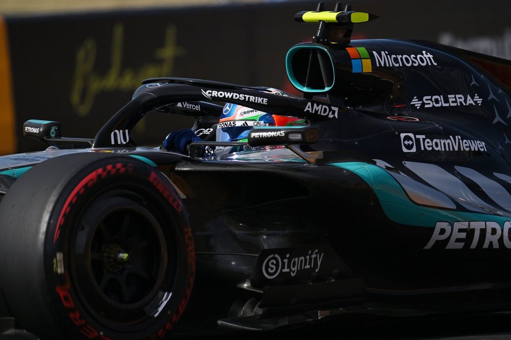 Kimi Antonelli (Mercedes) en combinaison de course