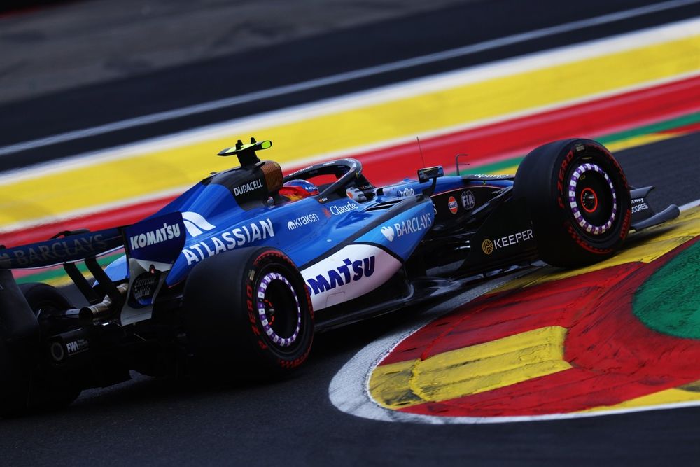 Carlos Sainz au volant de sa Williams lors du Grand Prix de Belgique 2026
