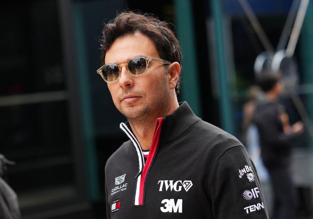 Sergio Pérez à bord de la Cadillac lors du Grand Prix de Hongrie