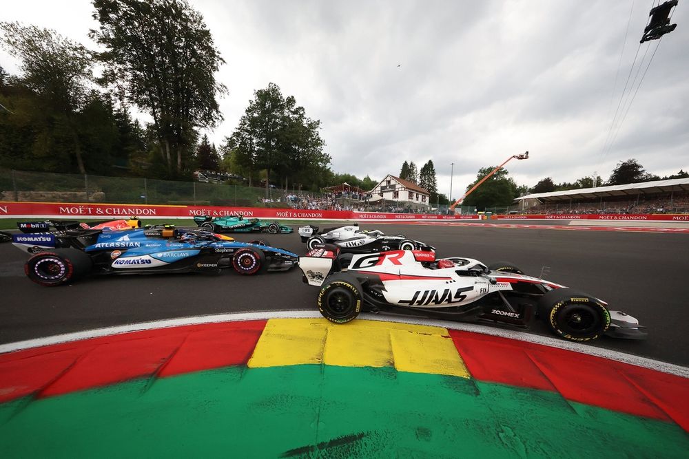 Esteban Ocon au départ du Grand Prix de Belgique 2026