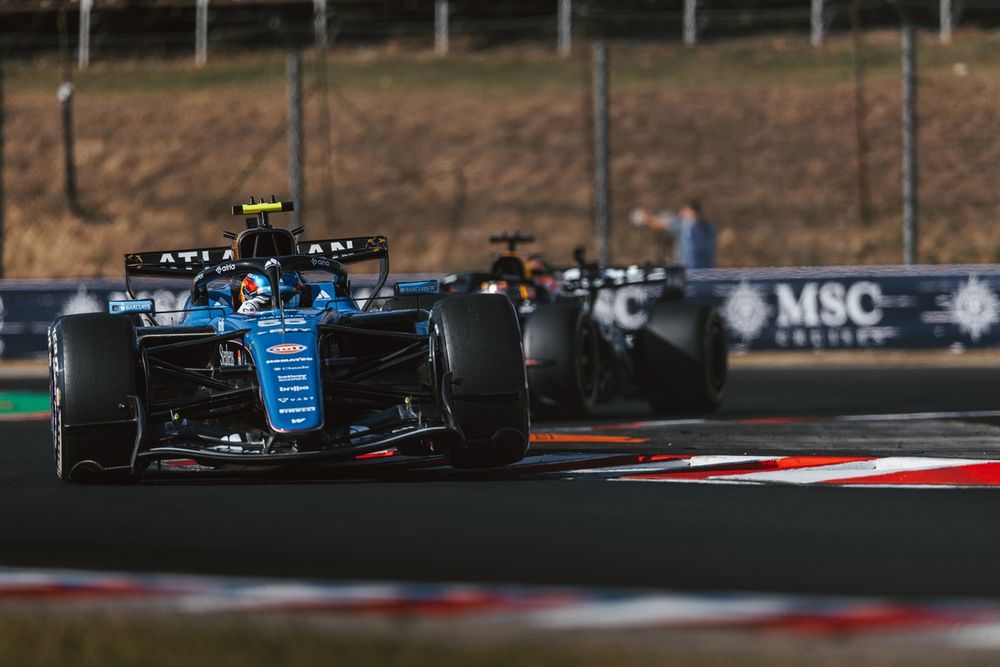 Carlos Sainz pilotant la Williams au Hungaroring