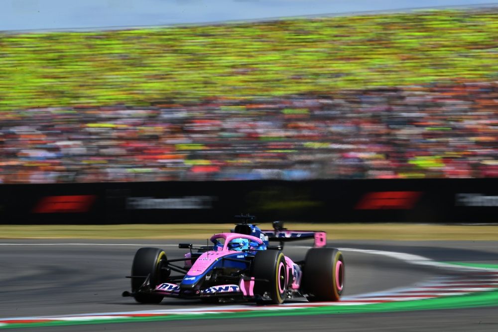 Pierre Gasly au volant de son Alpine à Silverstone